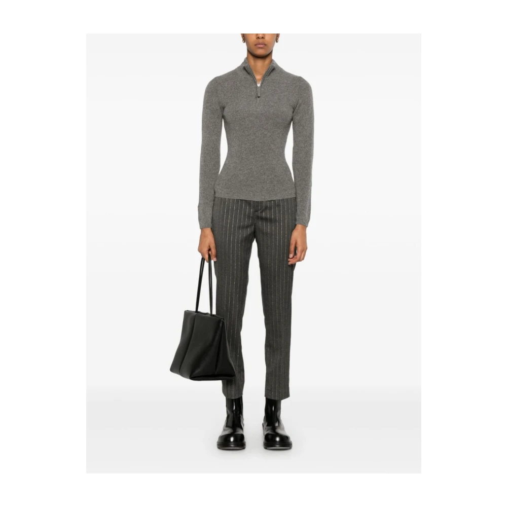 Liu Jo Grijze Broek Aw24 Damesmode Gray Dames