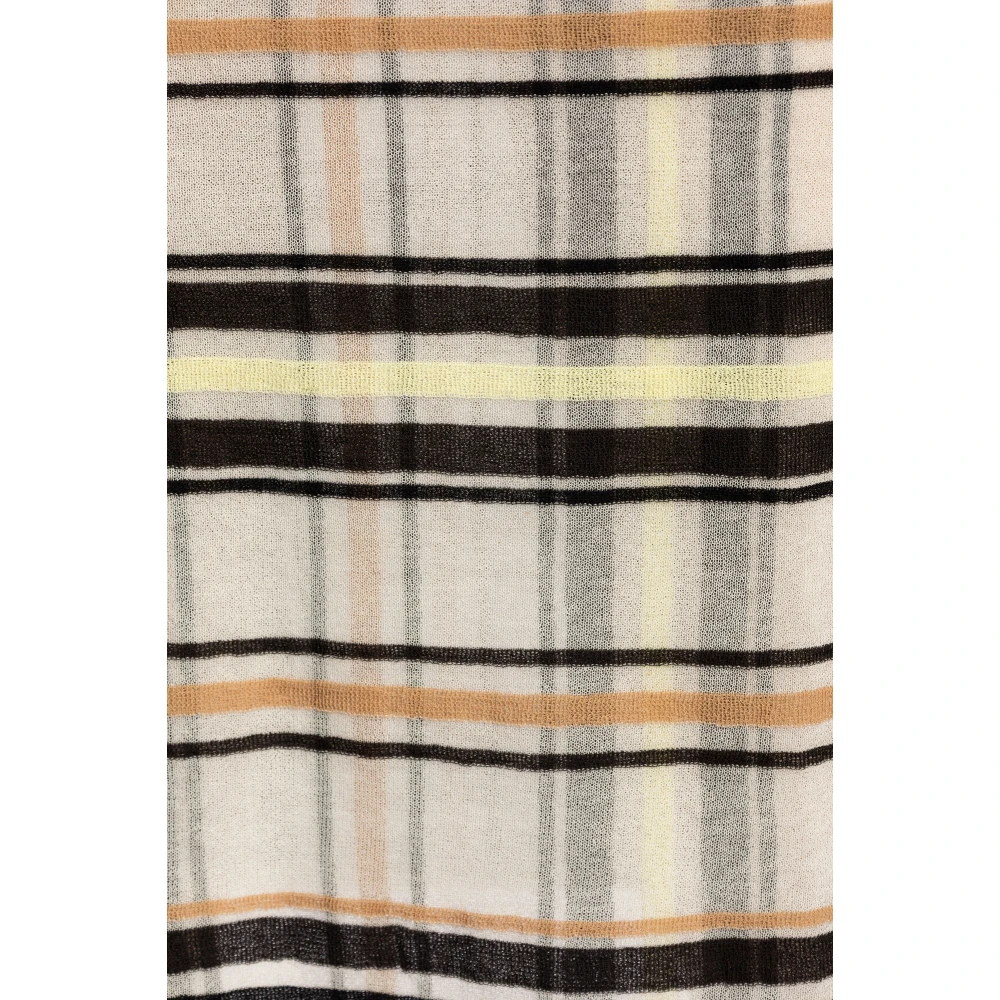 Bottega Veneta Gestreept patroon rok Beige Dames