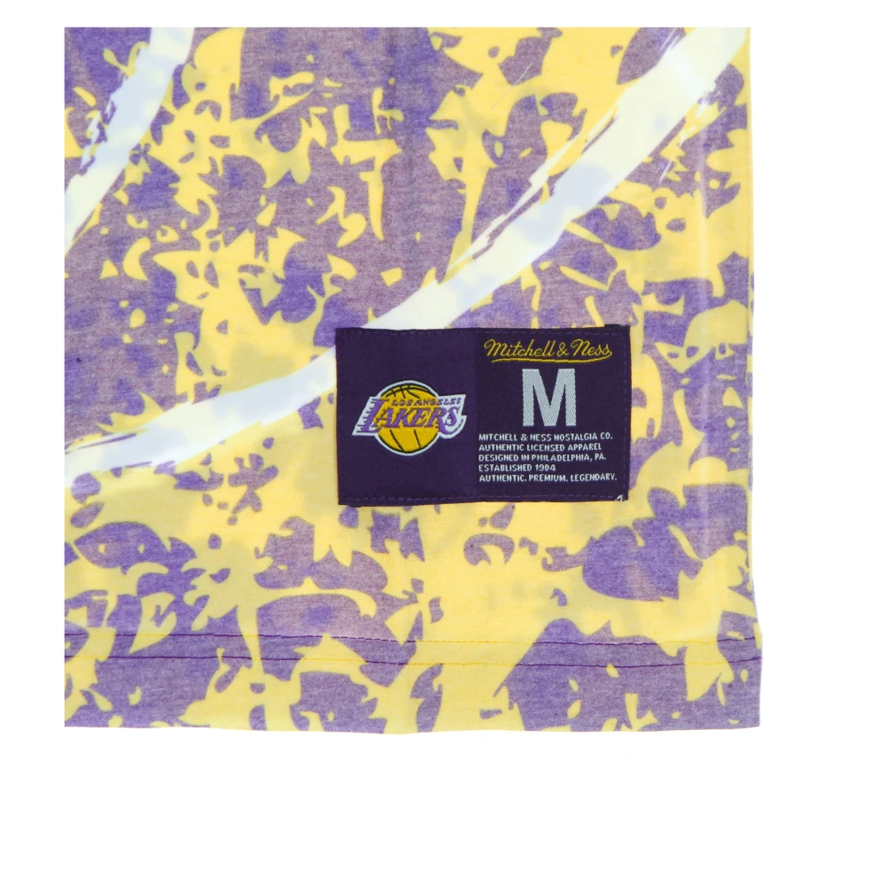 Mitchell & Ness NBA Jumbotron Tee Los Angeles Lakers Multicolor Heren