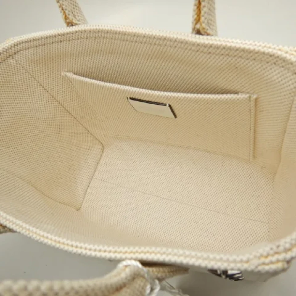 Jimmy Choo Pre-owned Fabric handbags Beige Dames
