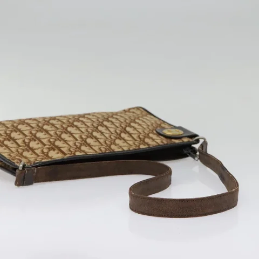 Dior Vintage Pre-owned Canvas dior-bags Brown Dames