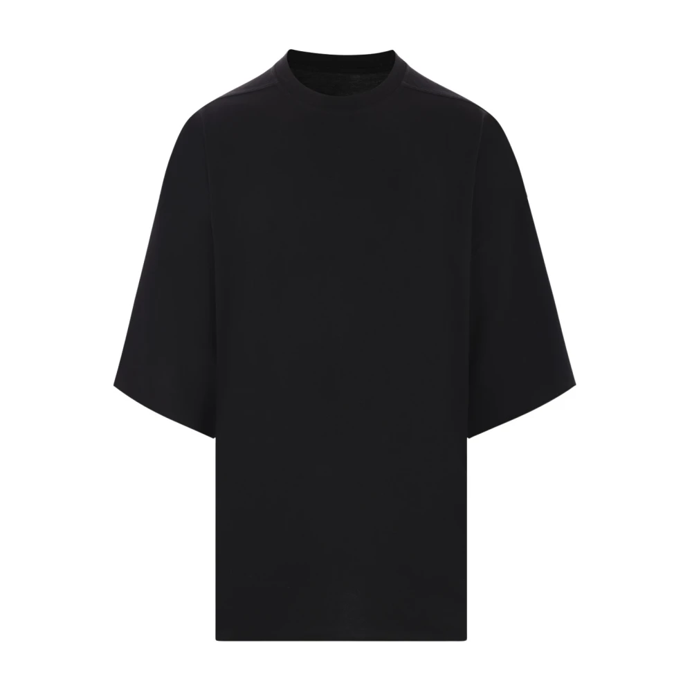 Rick Owens Svart Oversize T-shirt och Polo Black, Herr