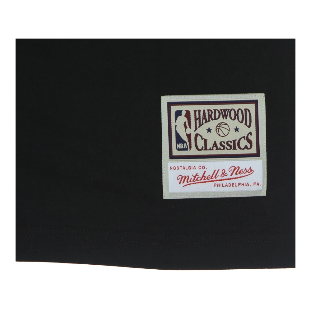 Mitchell & Ness Chicago Bulls NBA Logo Tee Black Heren