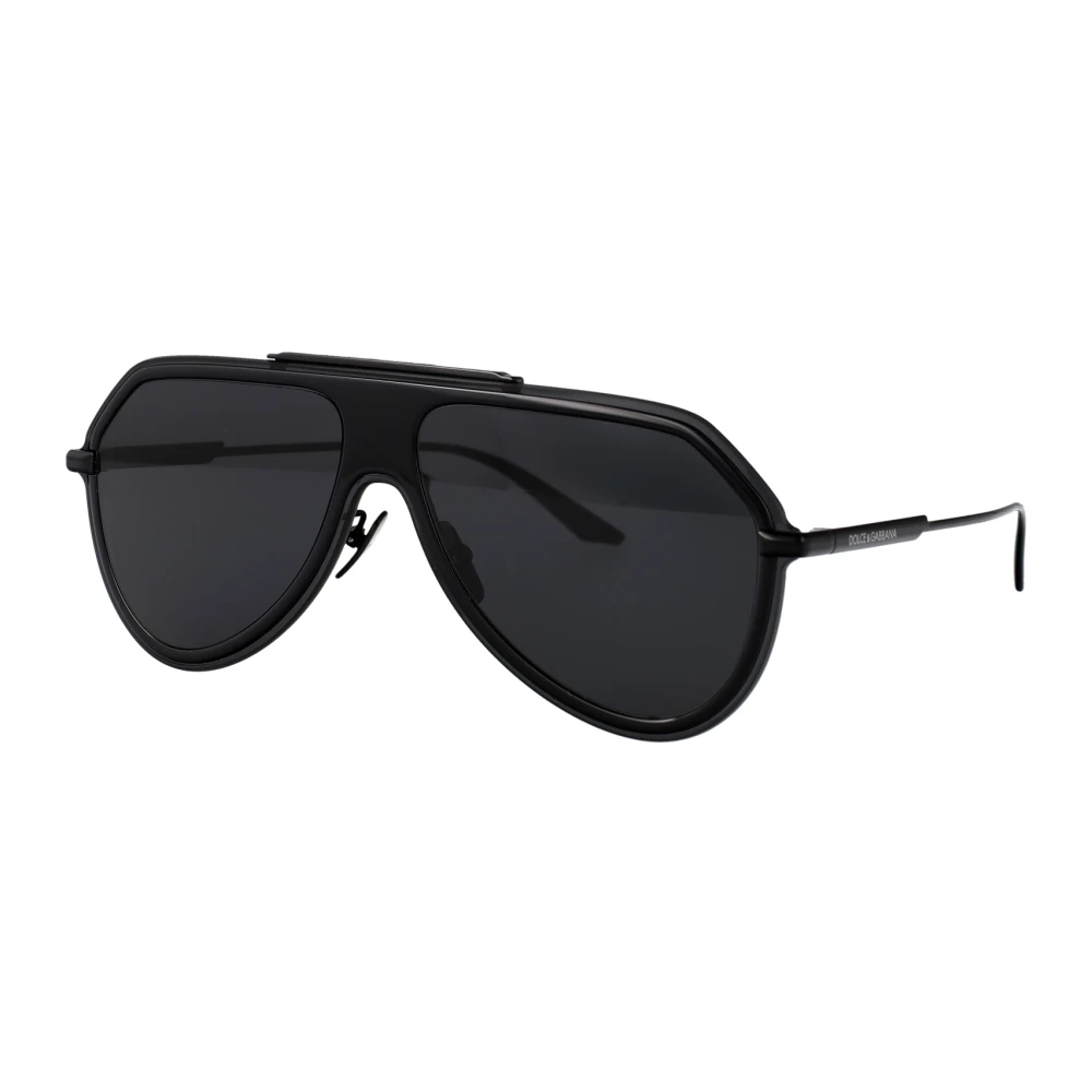 Dolce & Gabbana Men's Black/Grey Dg2309 01/87 Man Sunglasses Metal Pilot Normal - Image 4