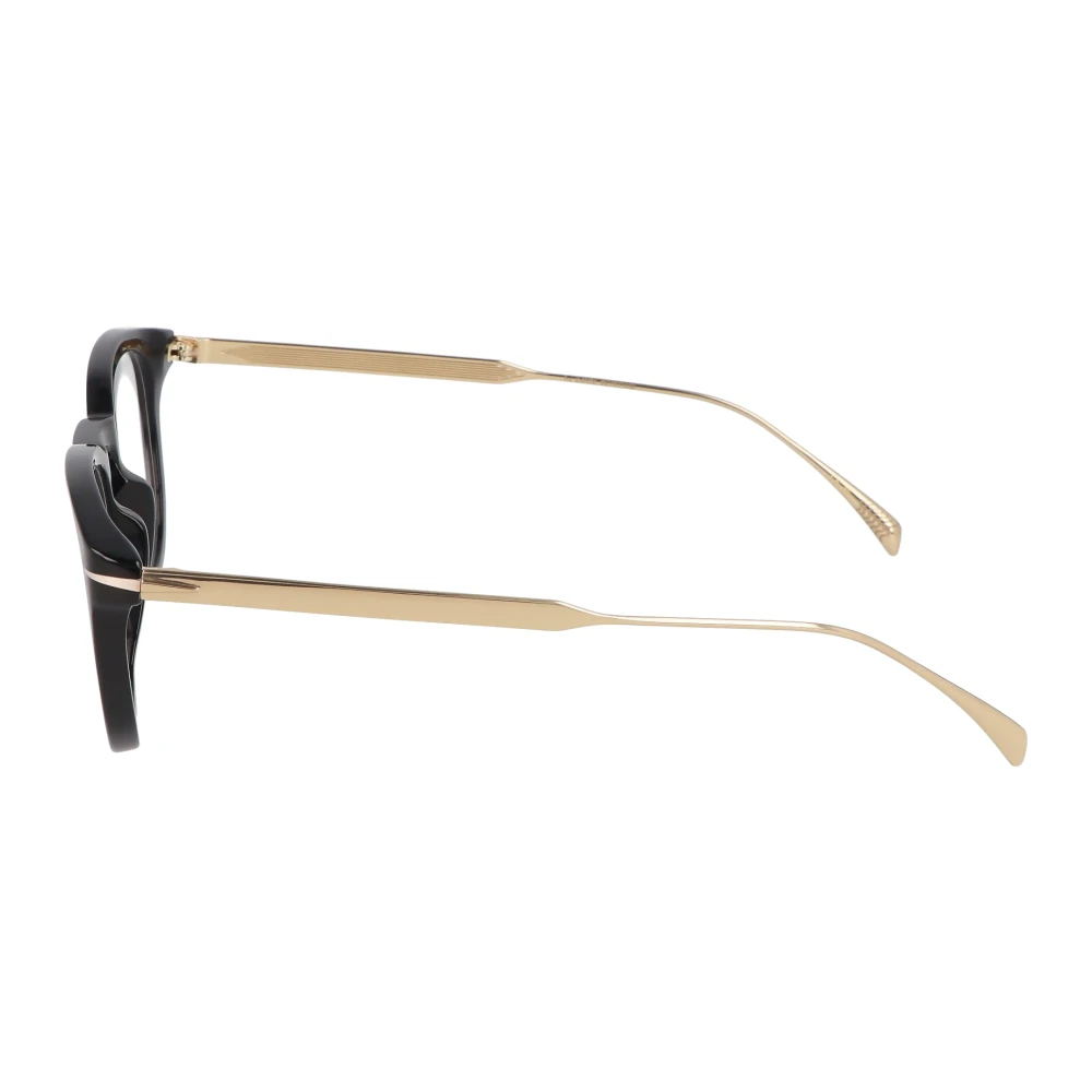 Eyewear by David Beckham Retro Vierkante Bril Black Unisex