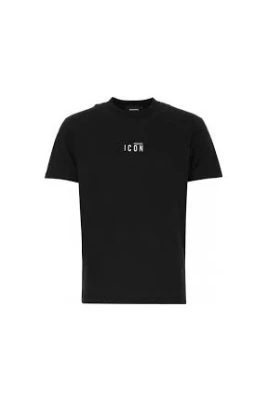 Svart T-shirt med Tryck