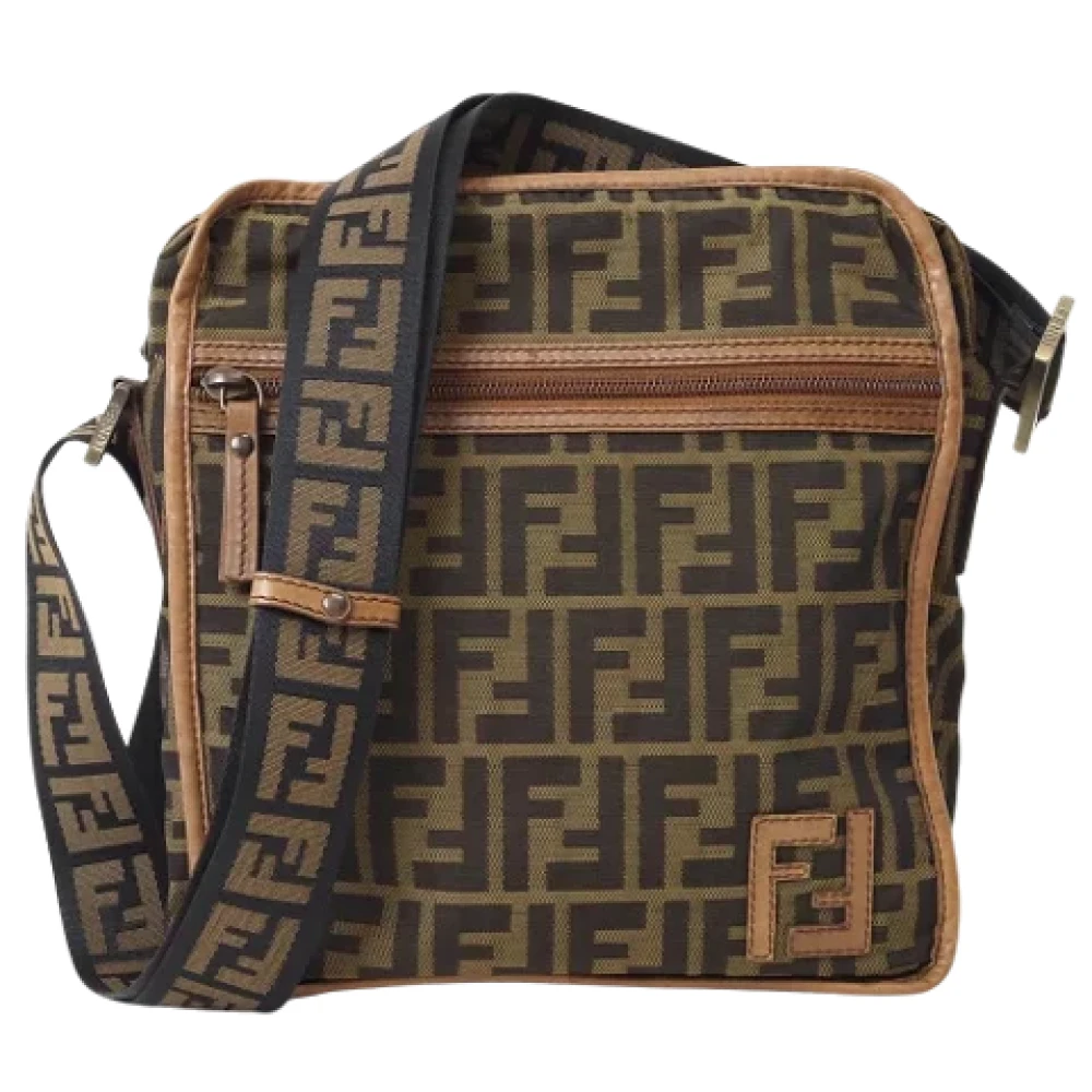 Fendi Vintage Pre-owned Fabric fendi-bags Brown Dames