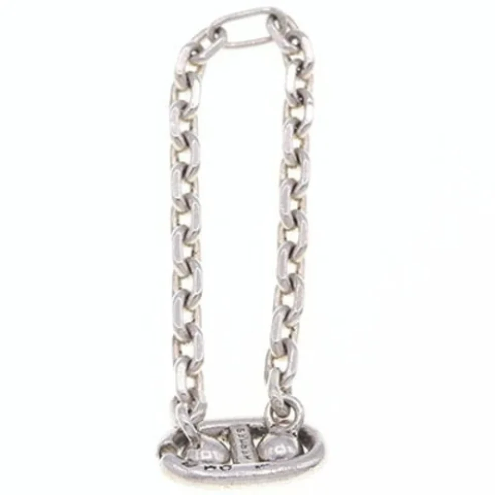Hermès Vintage Pre-owned Fabric key-holders Gray Dames
