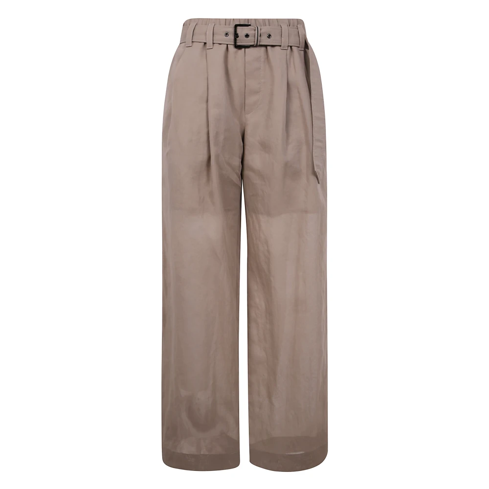 Trousers > Wide Trousers - - Brunello Cucinelli - Modalova