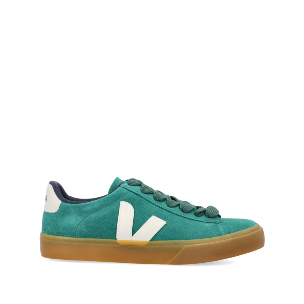 Veja Campo Bold Suede Sneaker Heren Schoenen Groen