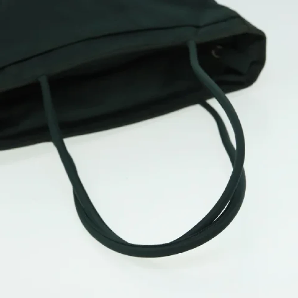 Prada Vintage Pre-owned Canvas prada-bags Green Dames