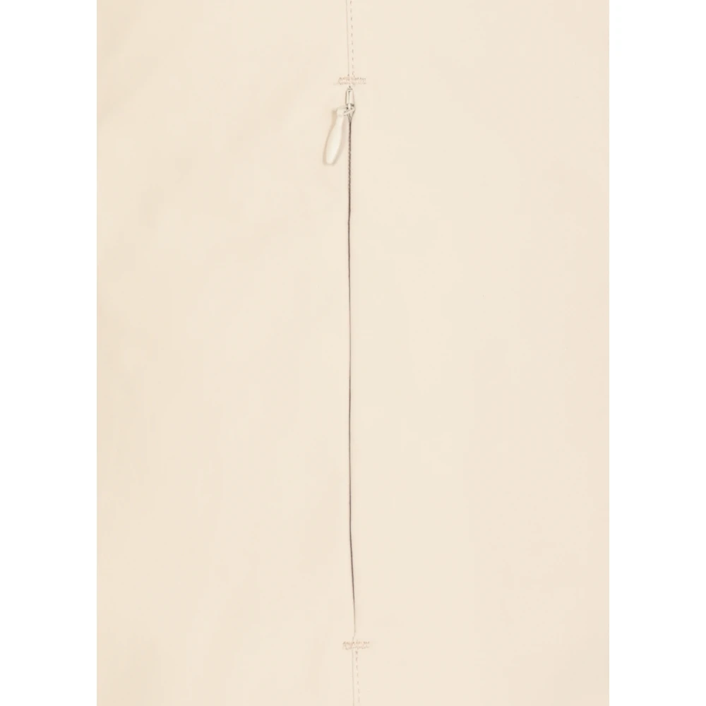 Save The Duck Beige Parka met Nep Bont Capuchon Beige Dames