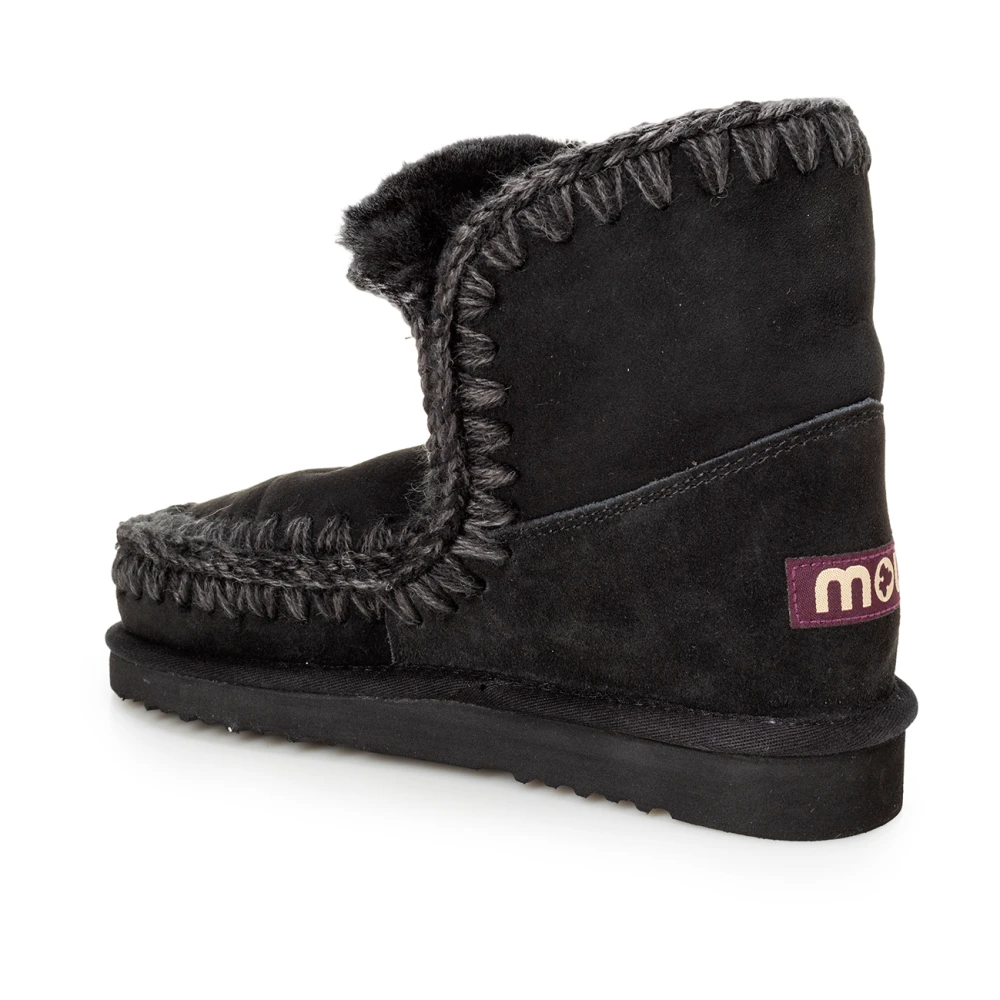 Mou Zwarte Pinaforemetal Laarzen Black Dames