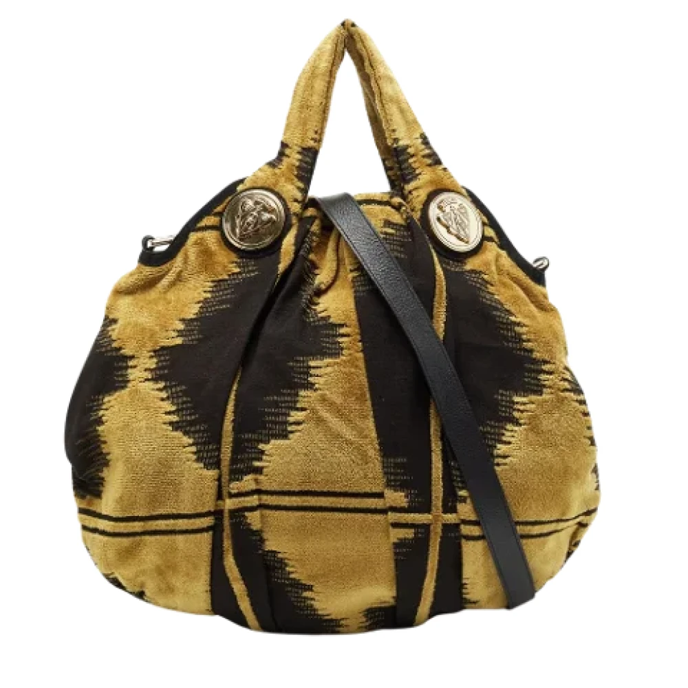 Gucci Vintage Pre-owned Fabric handbags Yellow Dames