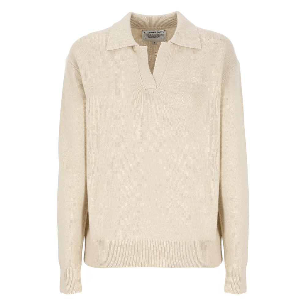 MC2 Saint Barth Beige T-shirts & Polo's voor vrouwen Beige Dames