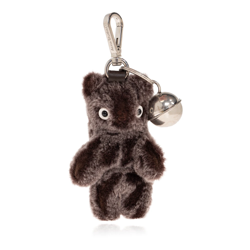 Acne Studios Unisex Marrone Teddy Bear Keyring