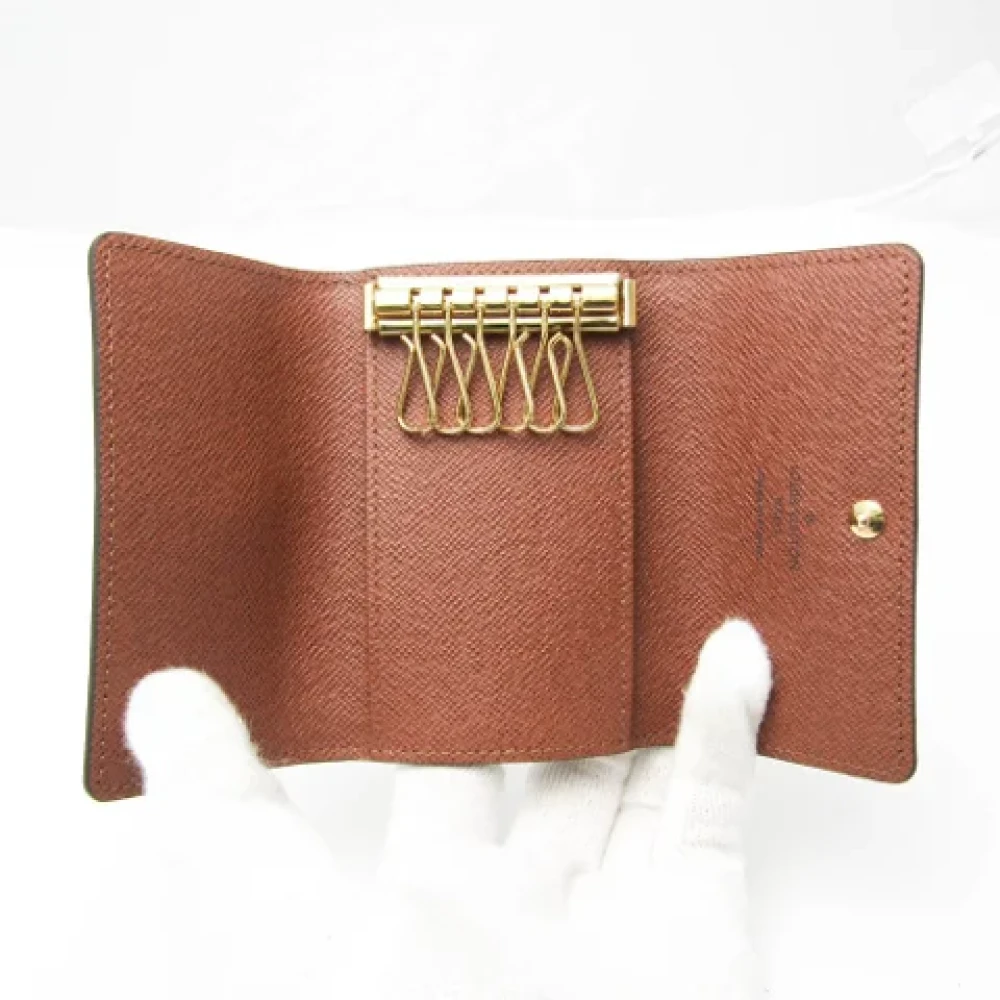 Louis Vuitton Vintage Pre-owned Fabric key-holders Brown Dames