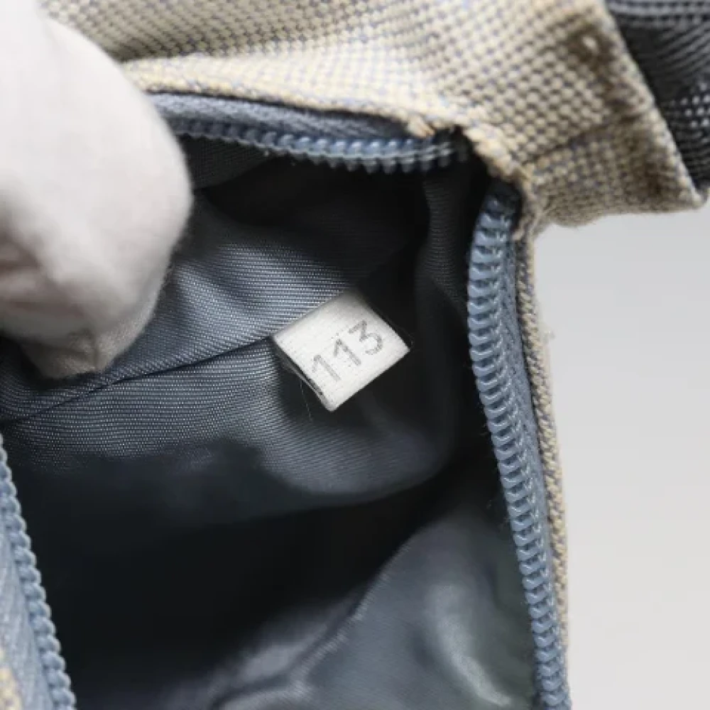 Prada Vintage Pre-owned Canvas prada-bags Gray Dames