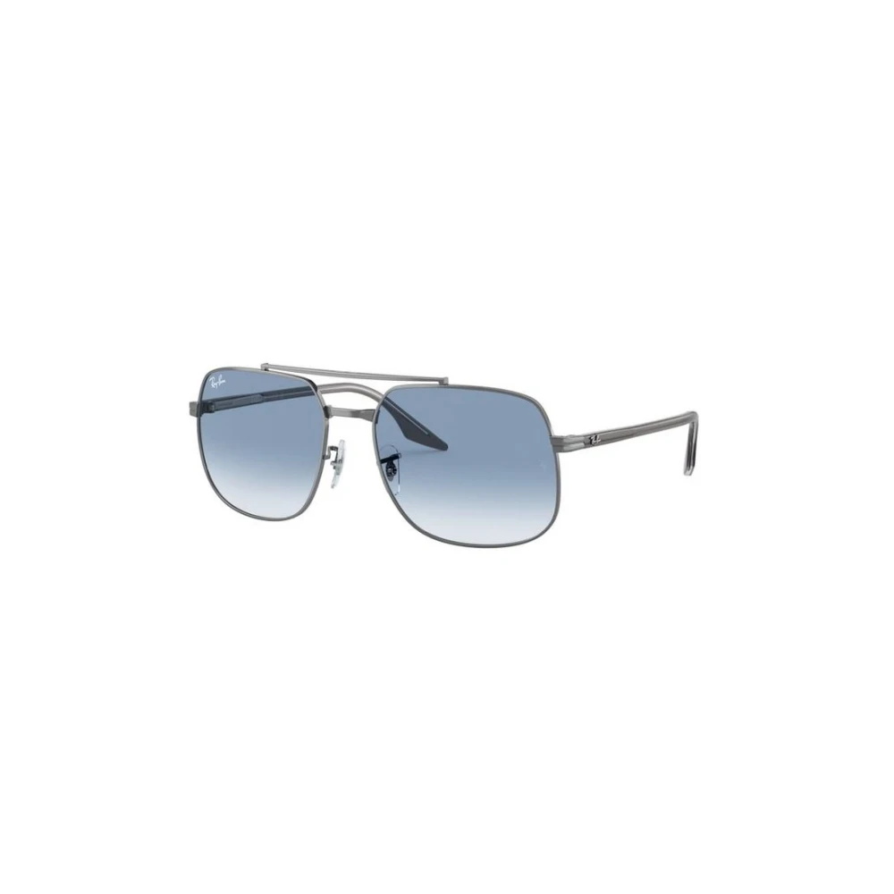 Ray - Ban Unisex Grey/Blue Rb3699 004/3F Sunglasses Metal Squared Normal Shaded - Image 3