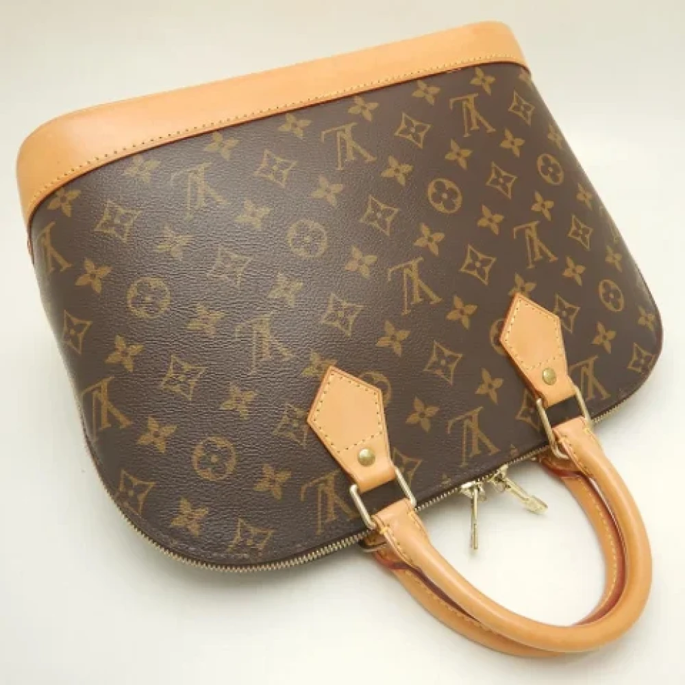 Louis Vuitton Vintage Pre-owned Fabric handbags Brown Dames