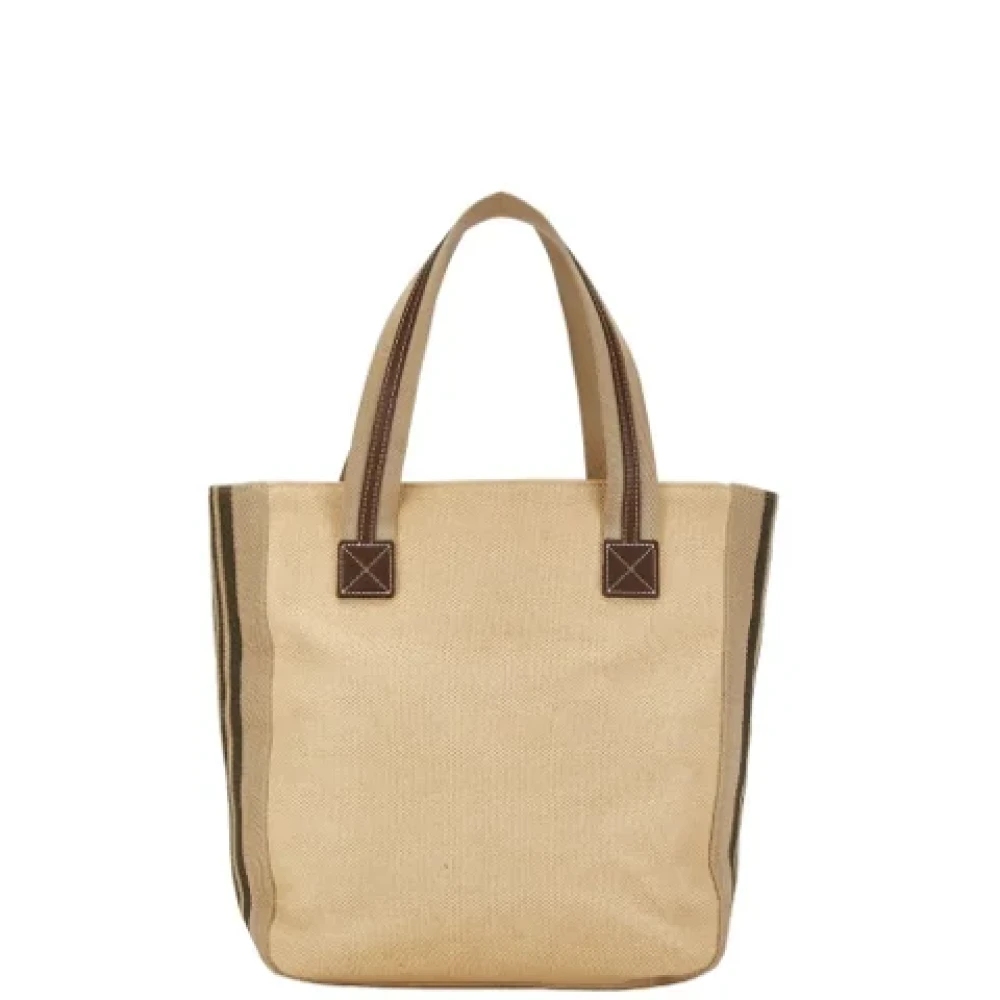 Burberry Vintage Pre-owned Canvas burberry-bags Beige Dames