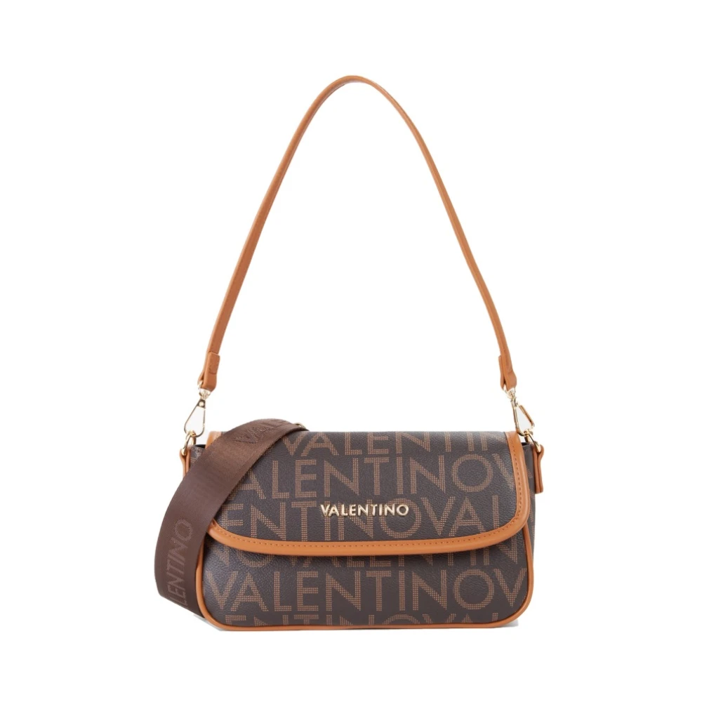 Valentino By Mario Valentino Women's Brown Regina Re Flap Bag