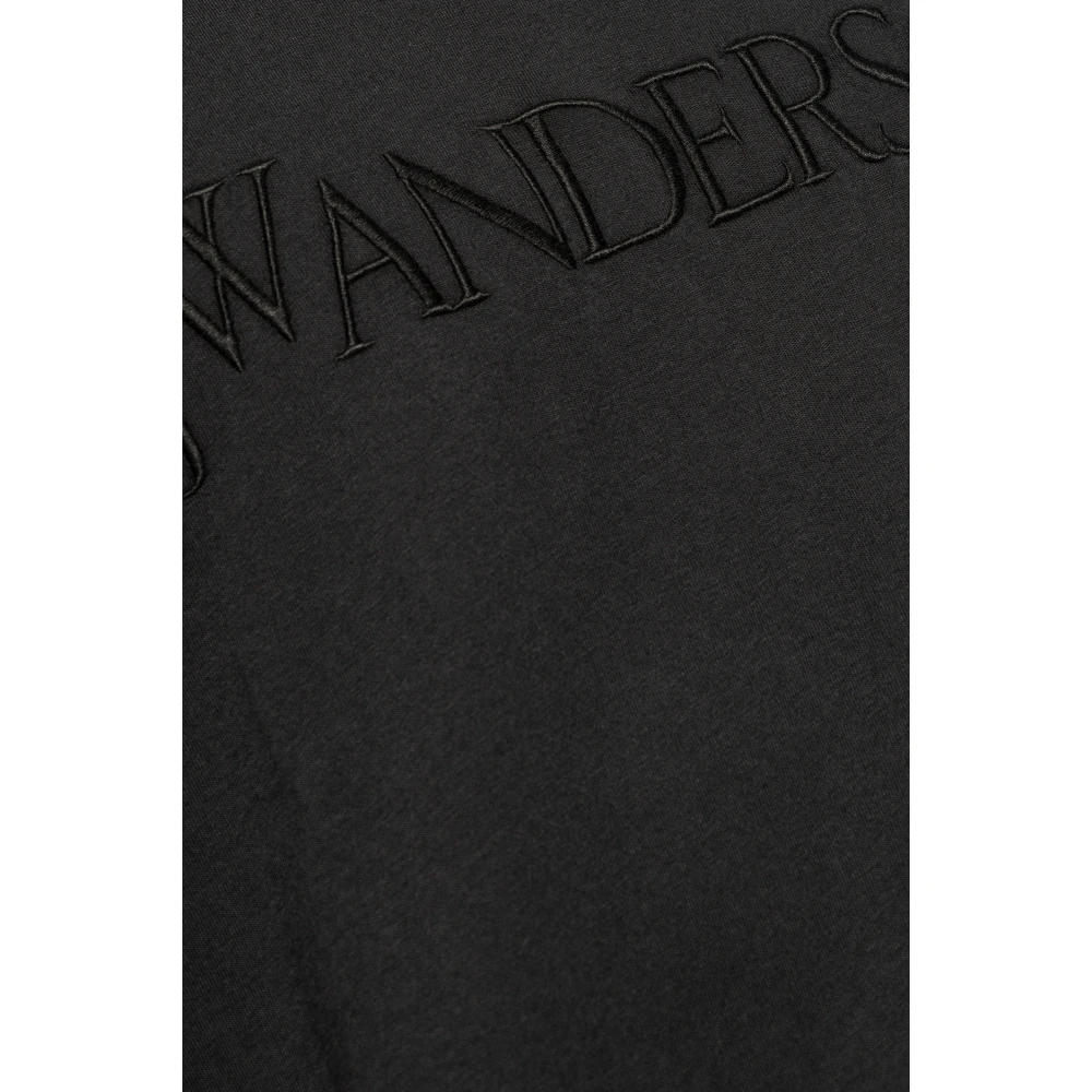 JW Anderson T-shirt met logo Black Heren
