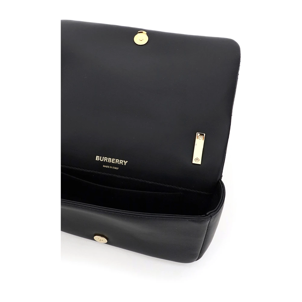 Burberry Moderne Cross Body Tas met Gewatteerd Patroon Black Dames