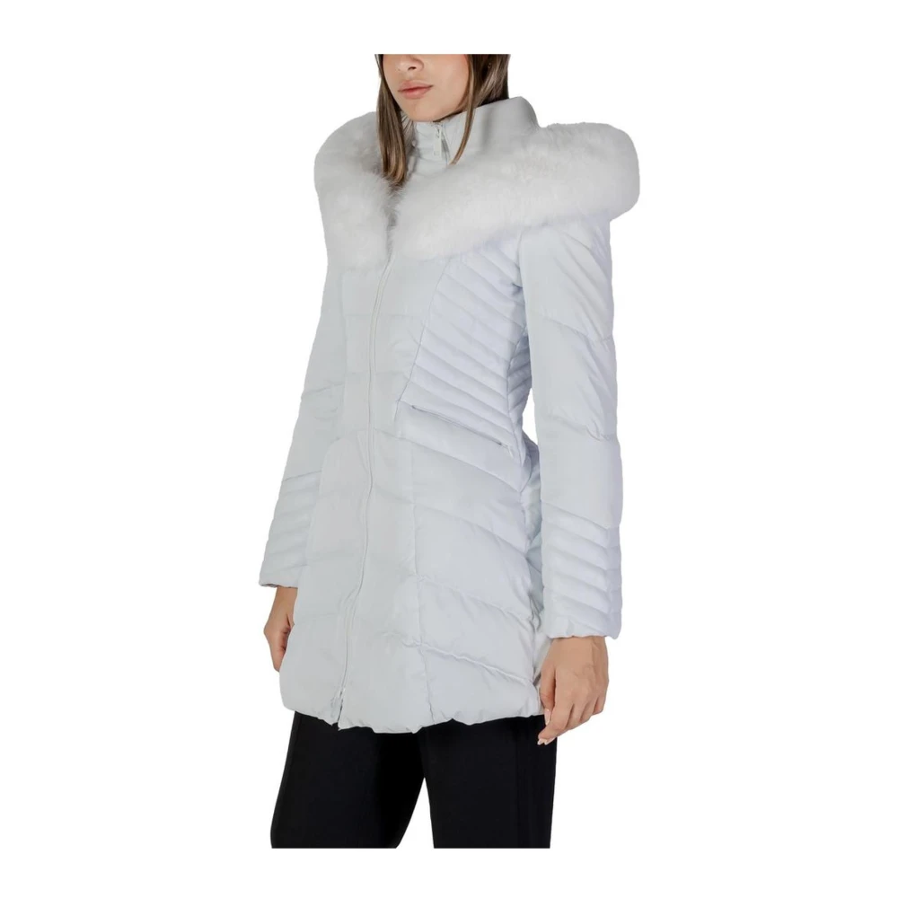 Guess Polyurethaan Jassen & Mantels Collectie White Dames