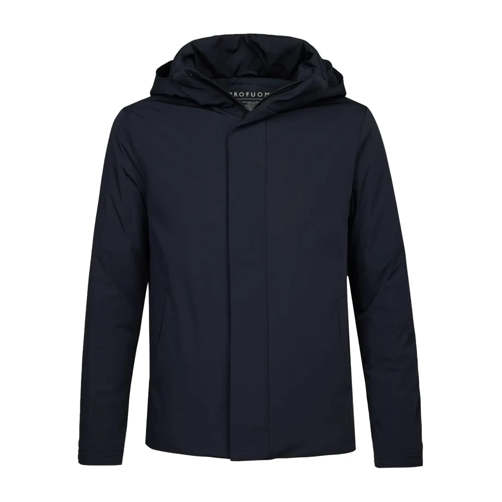 Profuomo Navy Magnet Regenjas Blue Heren