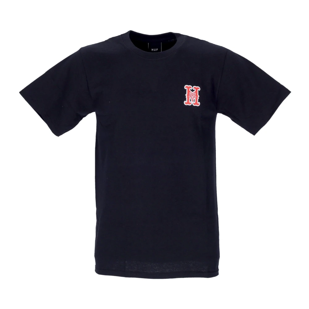 Huf Men's Black Skateboarding, Xl, High Point Tee X Thrasher