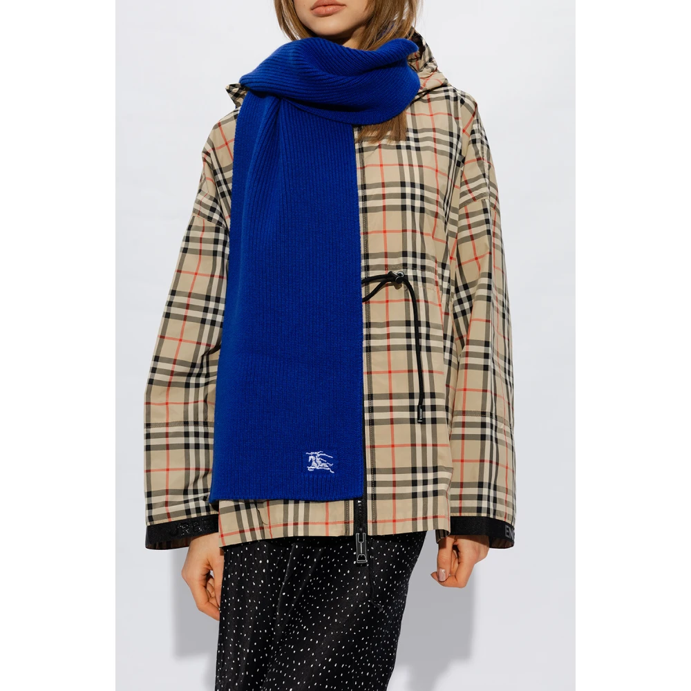 Burberry Cashmere sjaal Blue Unisex