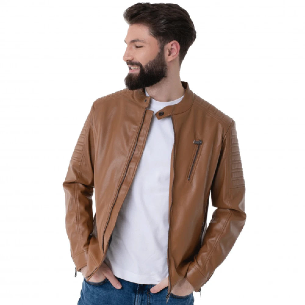Jackets > Leather Jackets - - Guess - Modalova