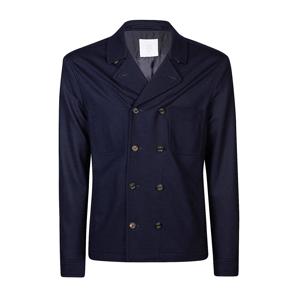 Eleventy Hombre Azul Chaquetas, Talla: 3XL