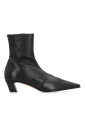 bottines-en-cuir-avec-bout-carre