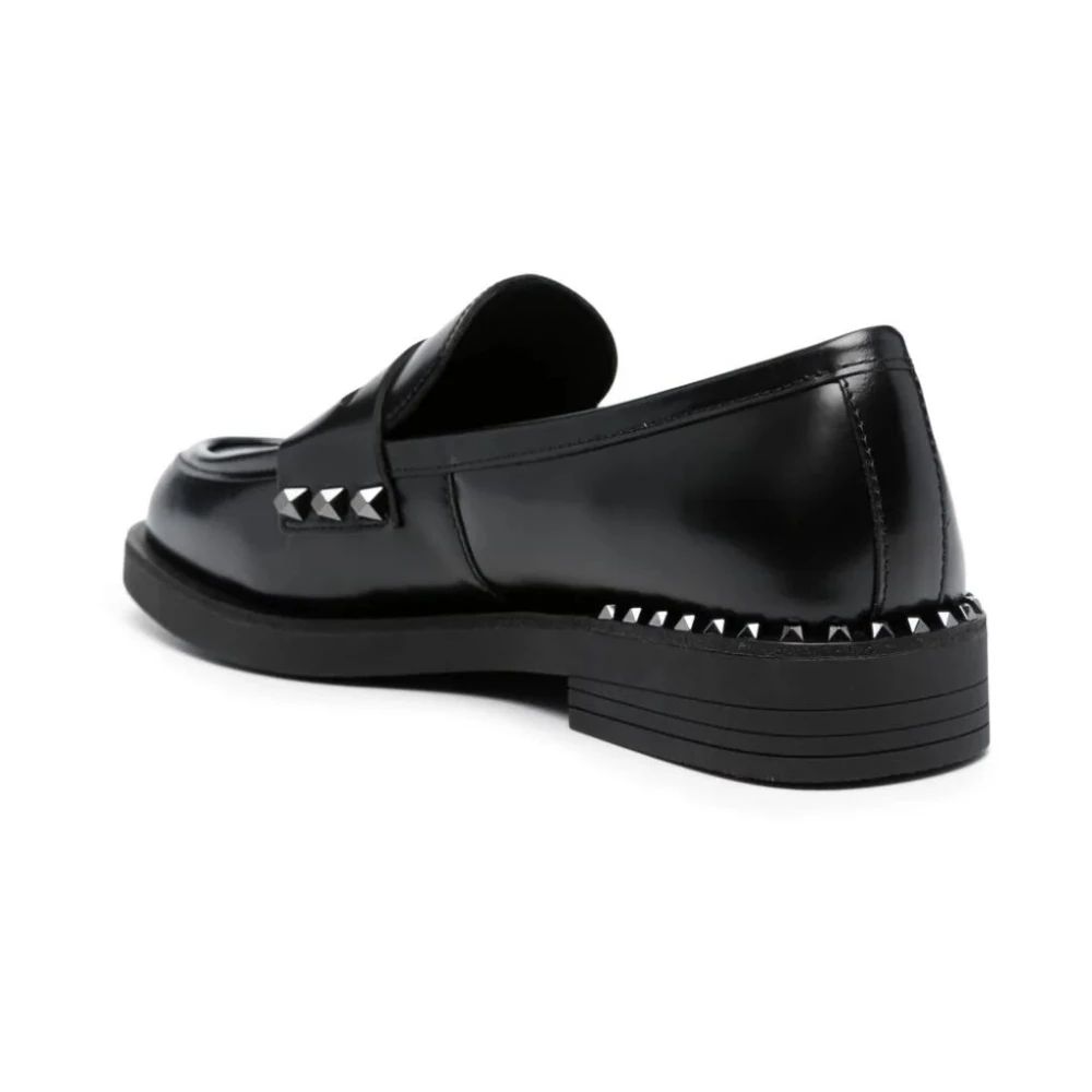 Ash Zwart Donker Gun High Loafers Black Dames