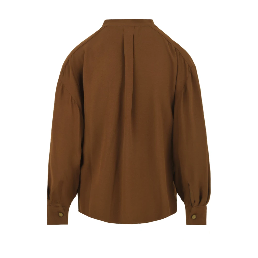Attic and Barn Stijlvolle Overhemden Collectie Brown Dames