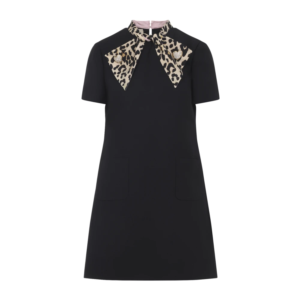 Valentino Women's Black Crepe Couture Short Dress