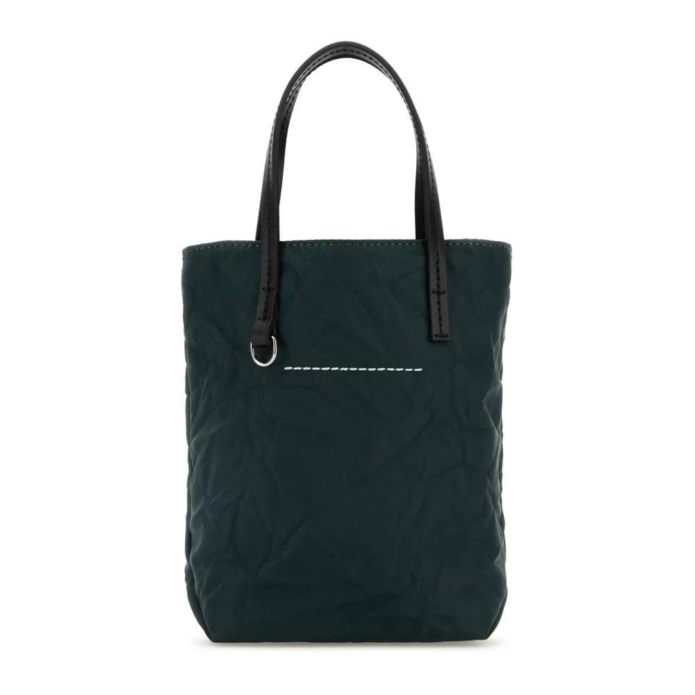 MM6 Maison Margiela Groene Canvas Handtas Green Dames