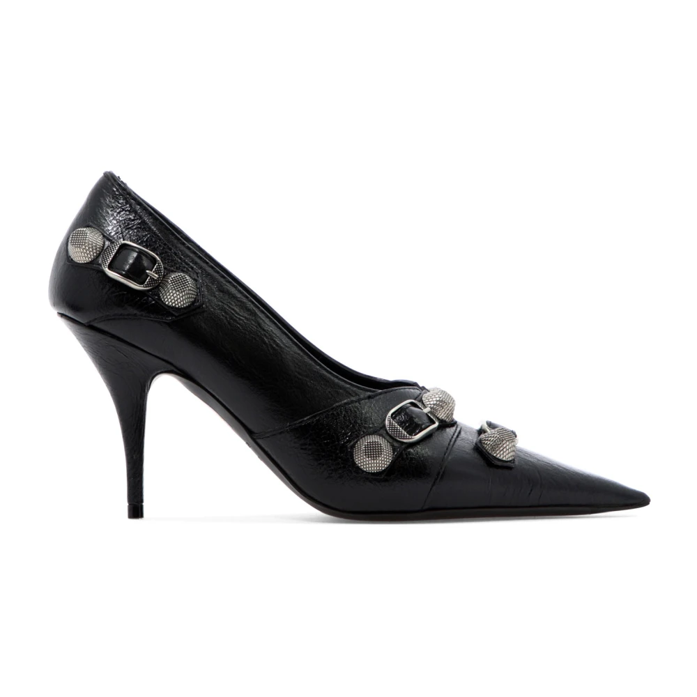 Balenciaga Vrouw Zwart Schoenen Dames, 39 Eu, Leer, E Leren Hakken Pumps