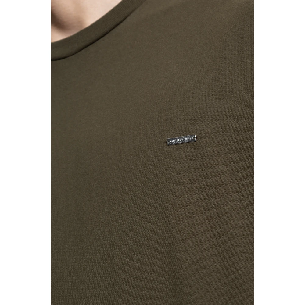 Dsquared2 Katoenen T-shirt Green Heren