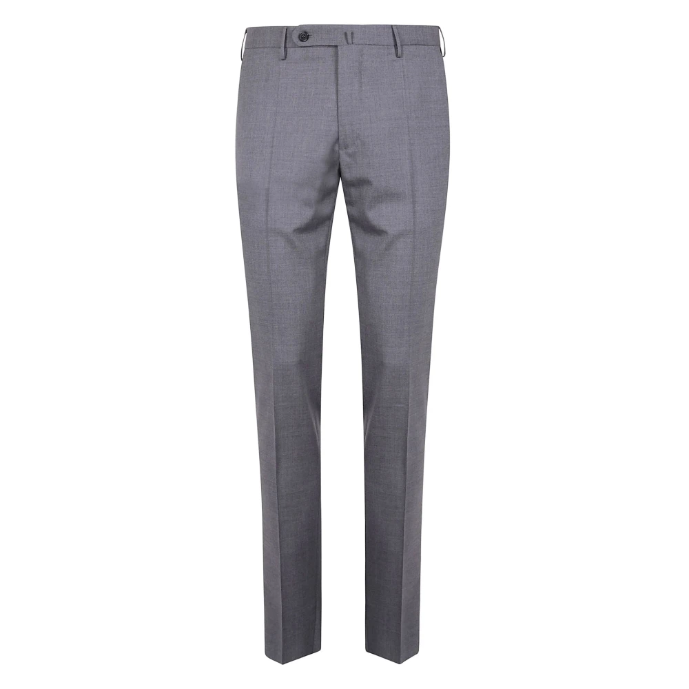 Incotex Casual Katoenen Broek Gray Heren