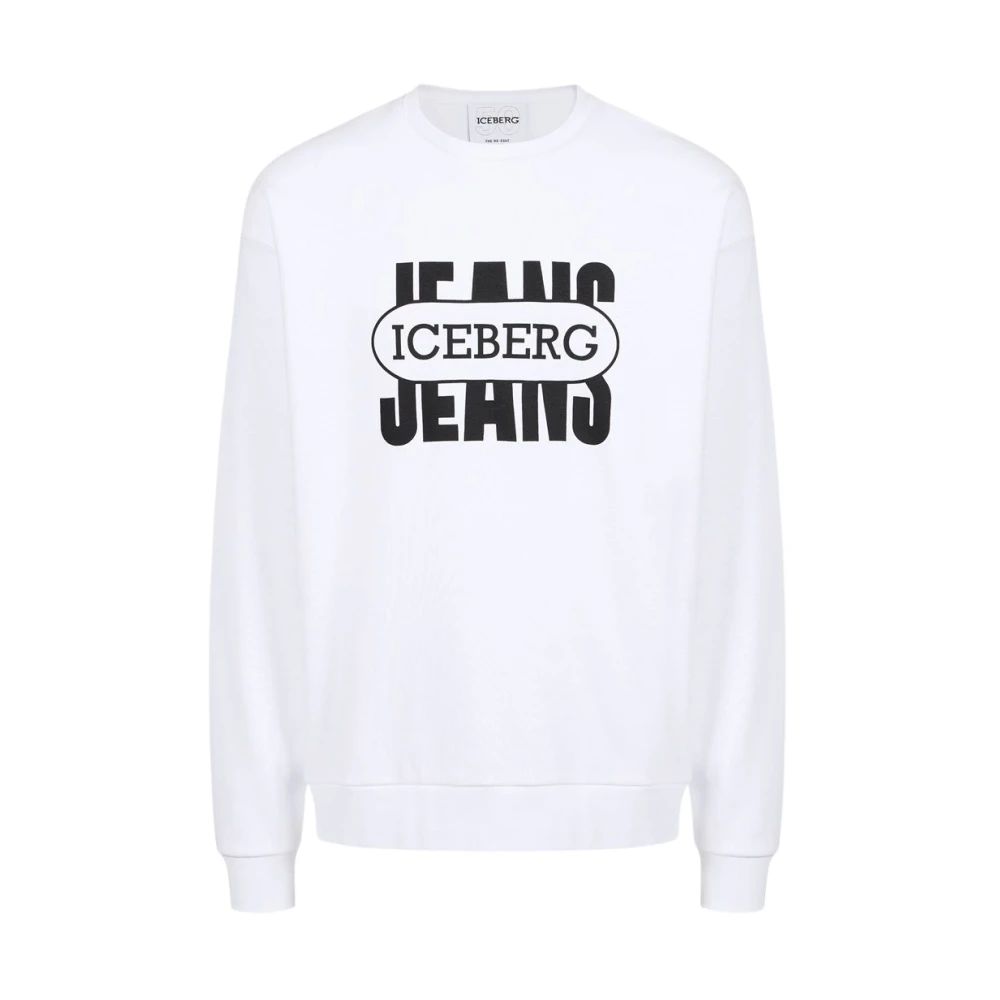 Iceberg 50e verjaardag crewneck sweatshirt White Heren