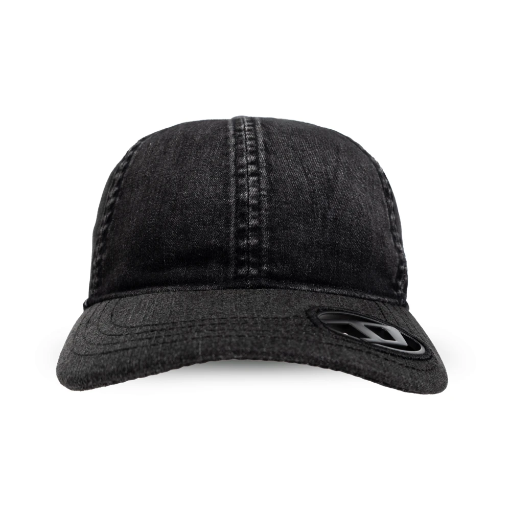 Diesel Baseball cap 'C-Ewan-Plak' Black Heren