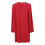red-crepe-dress-with-flared-sleeve