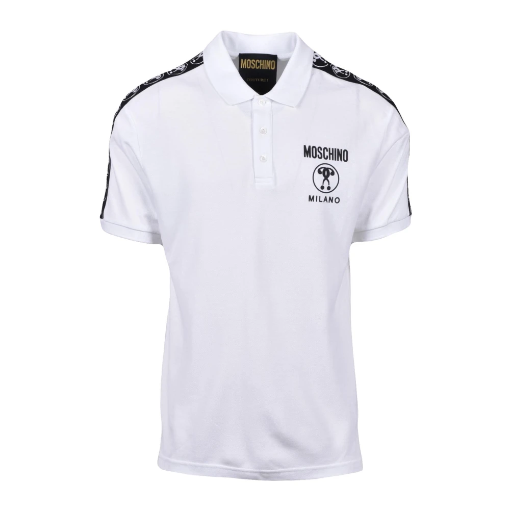 Moschino Couture Polo van 100% katoen White Heren