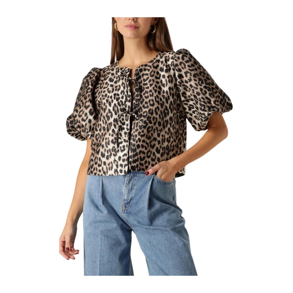 Notre-v Bruine Blouse Nv-erika Brown Dames
