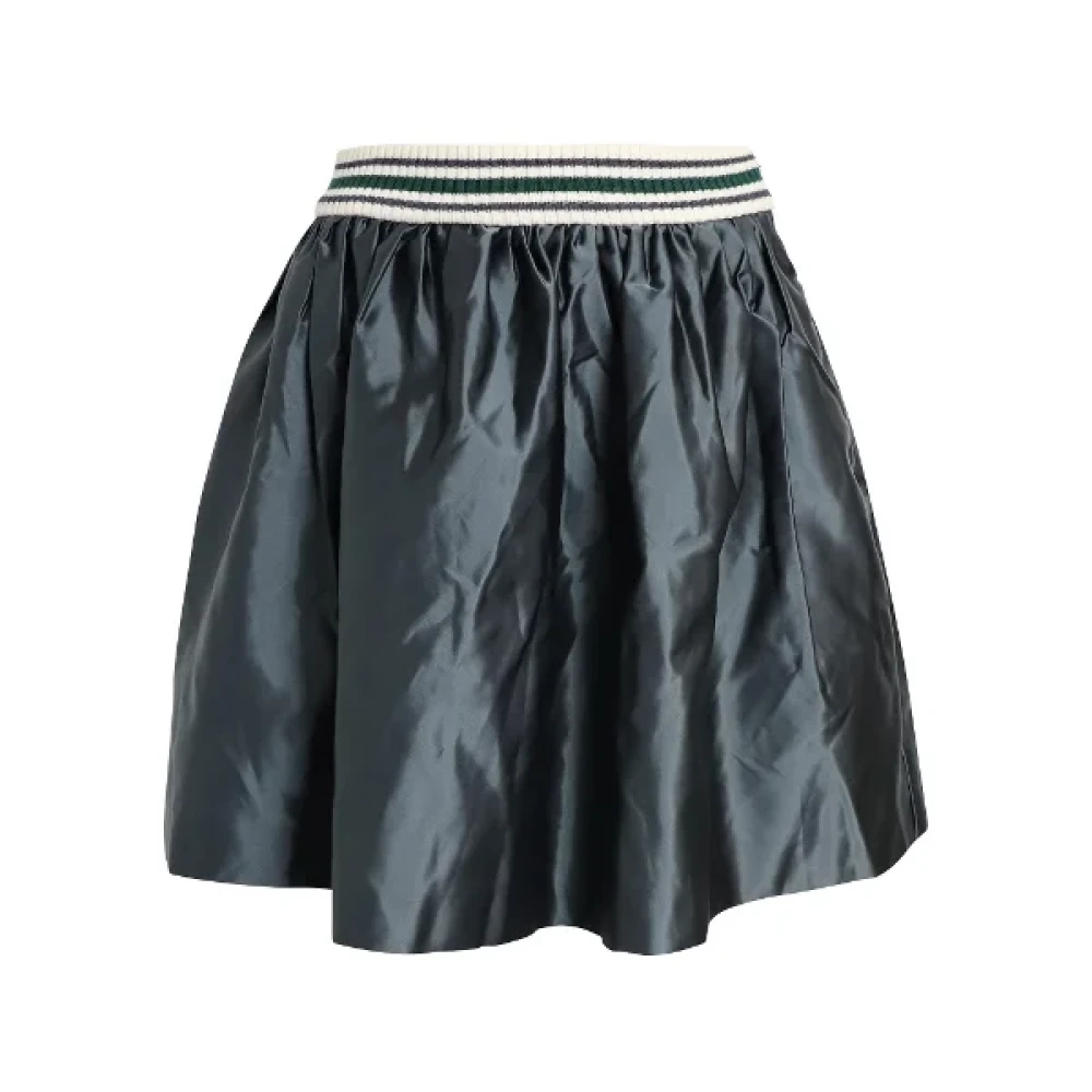 Miu Pre-owned Fabric bottoms Green Dames