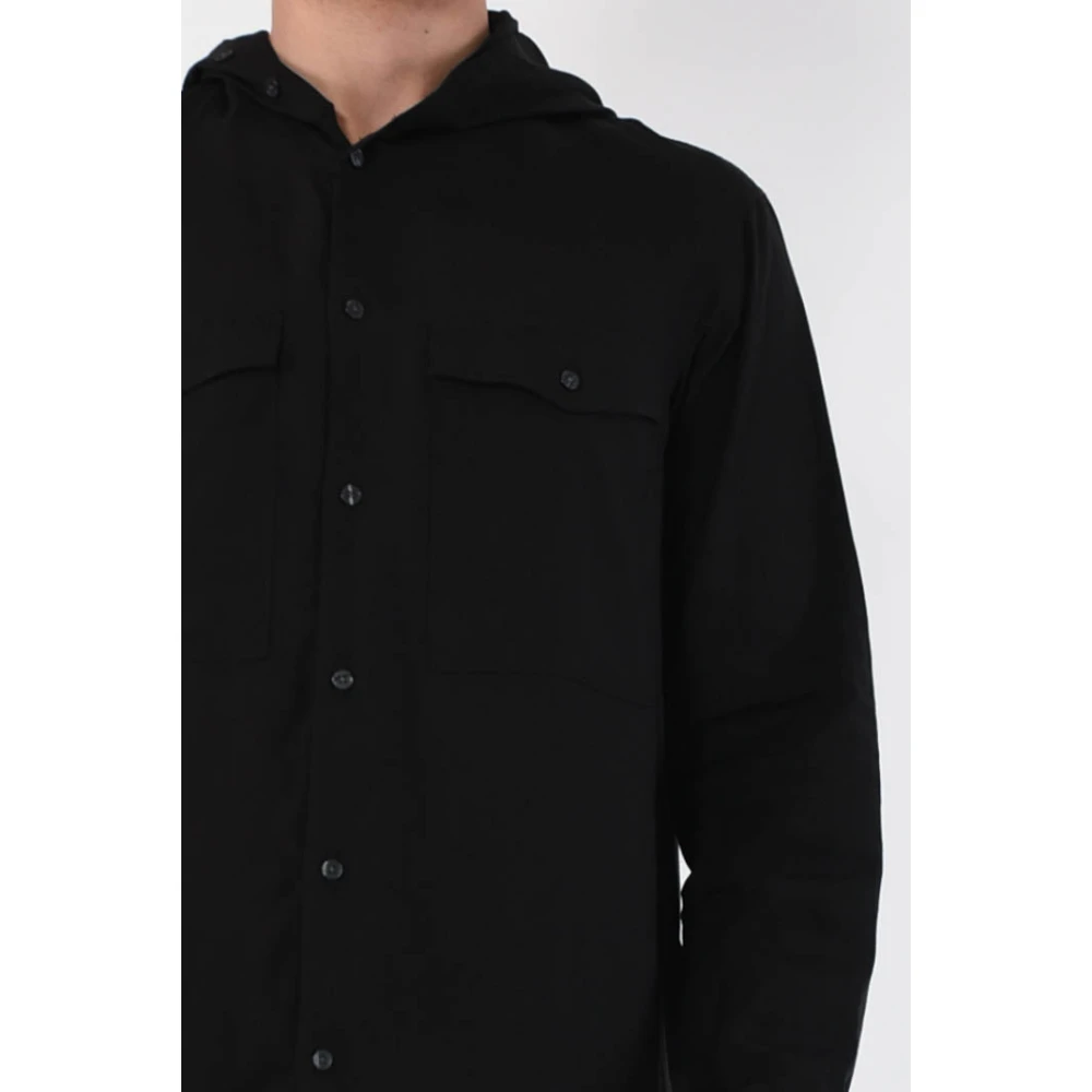 Emporio Armani Formal Shirts Black Heren
