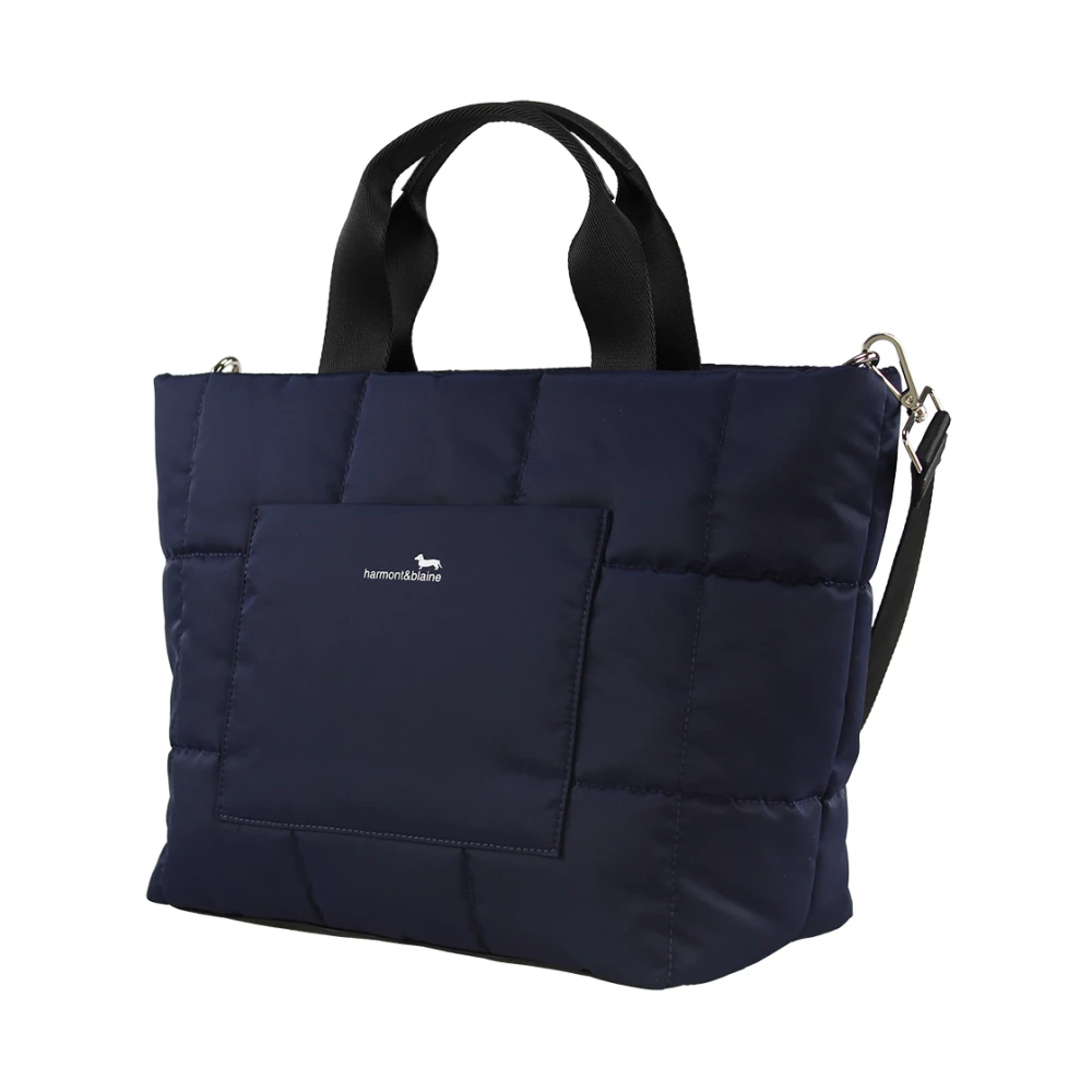 Harmont & Blaine Gewatteerde Tote Navy Gewatteerde Tas Blue Dames